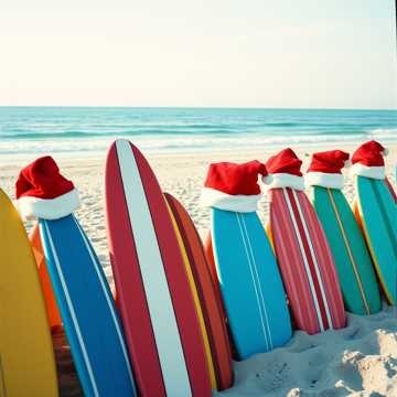 Image for ④🎅🏄️サンタとサーフィン、夏のクリスマス！Summer Christmas, Santa and Surfing（4分以上）