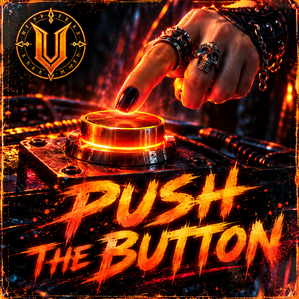 Push the button artwork
