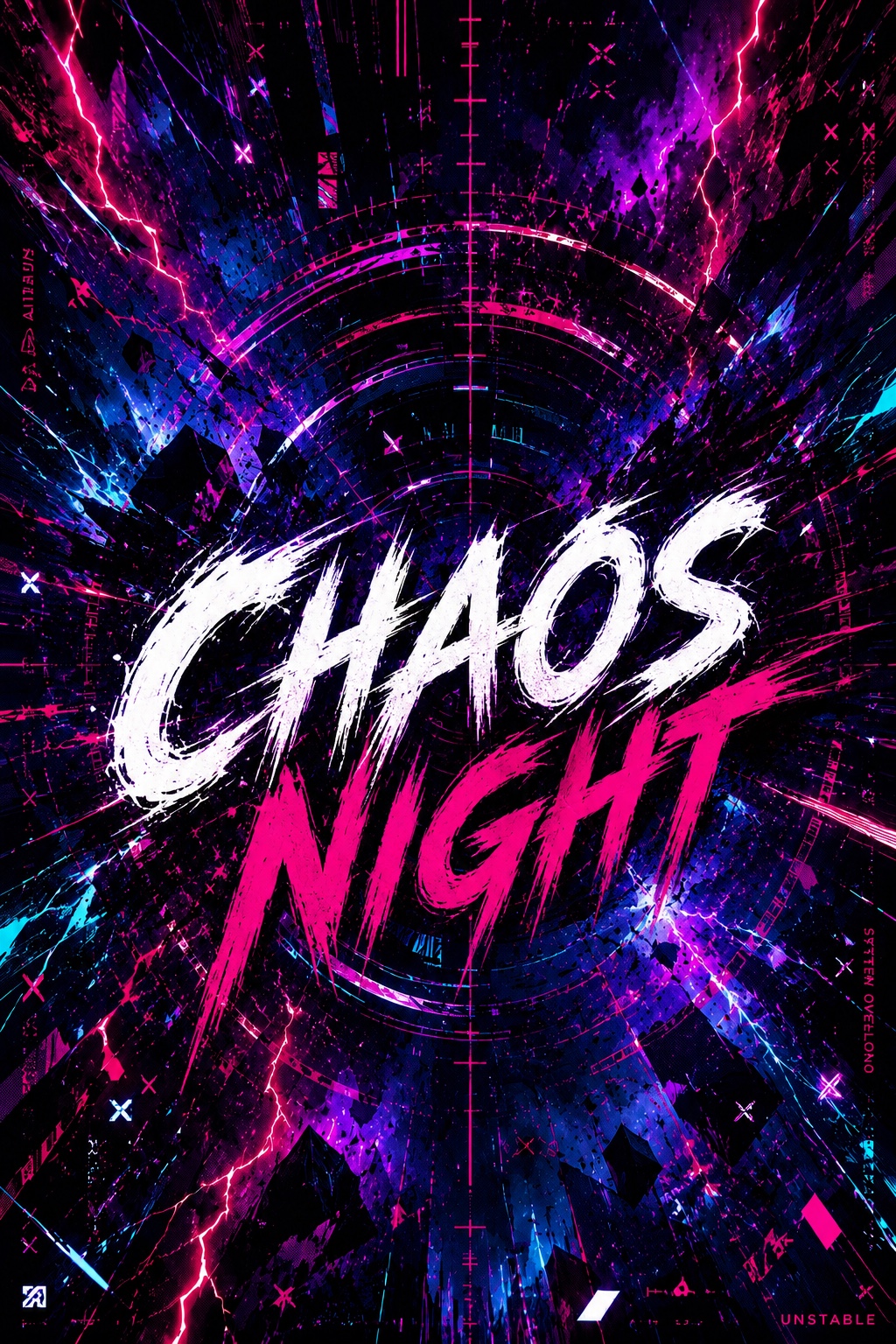 CHAOS 8bit NIGHT artwork