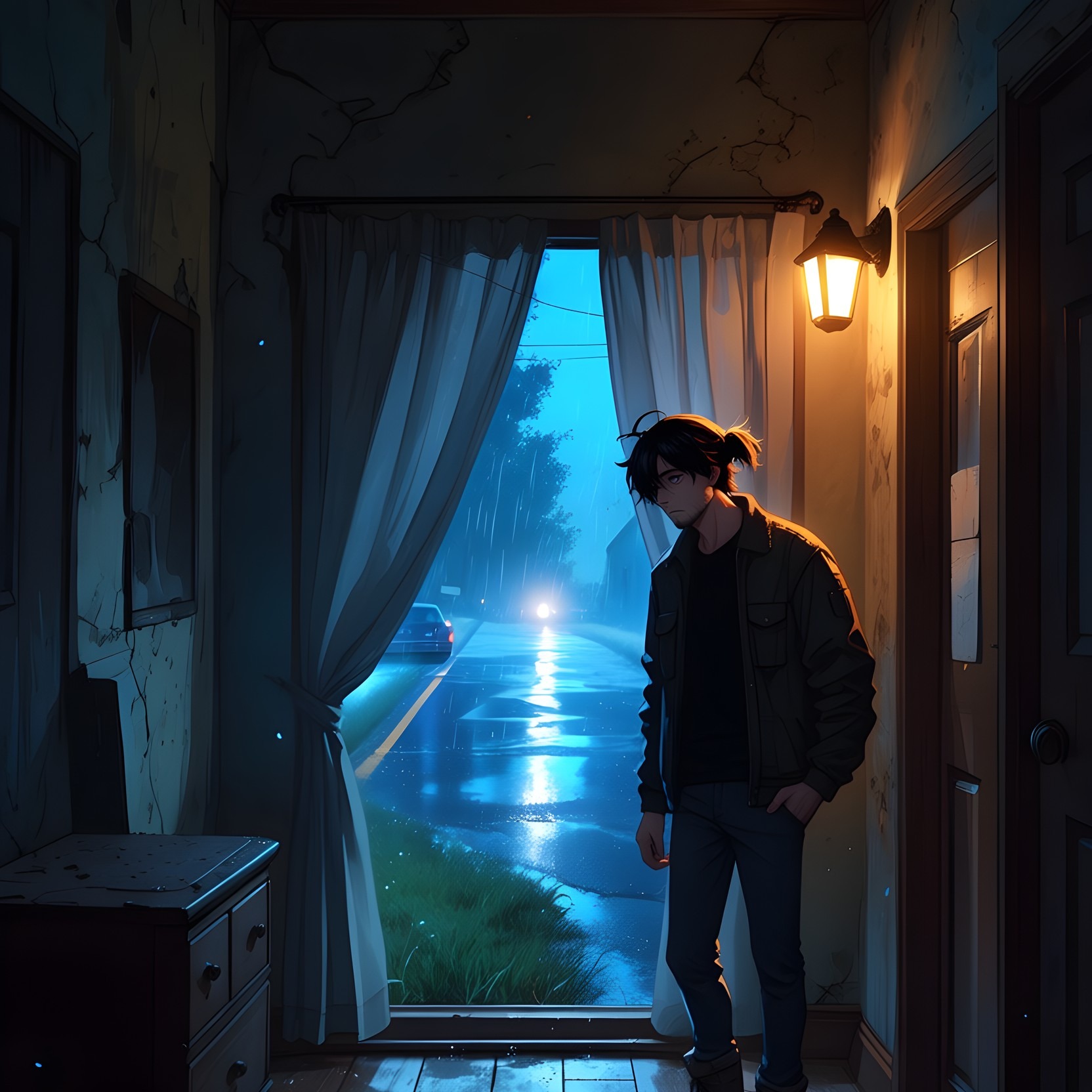 Porch Light in the Tide artwork