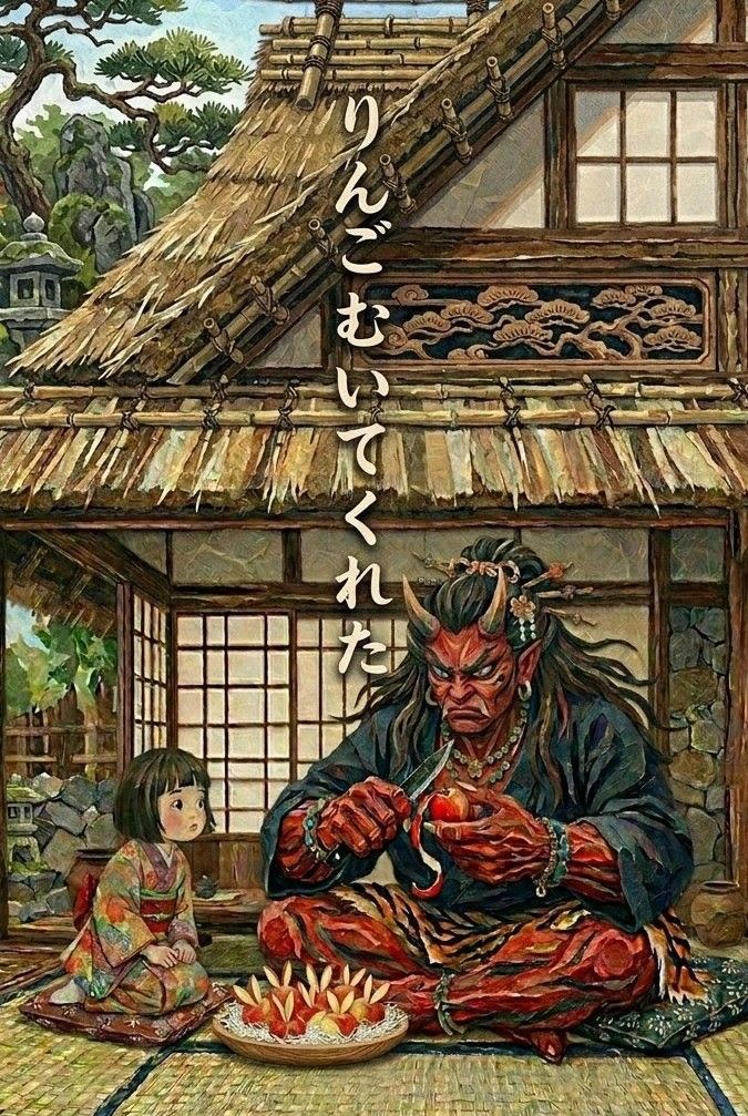 りんご むいて くれた artwork