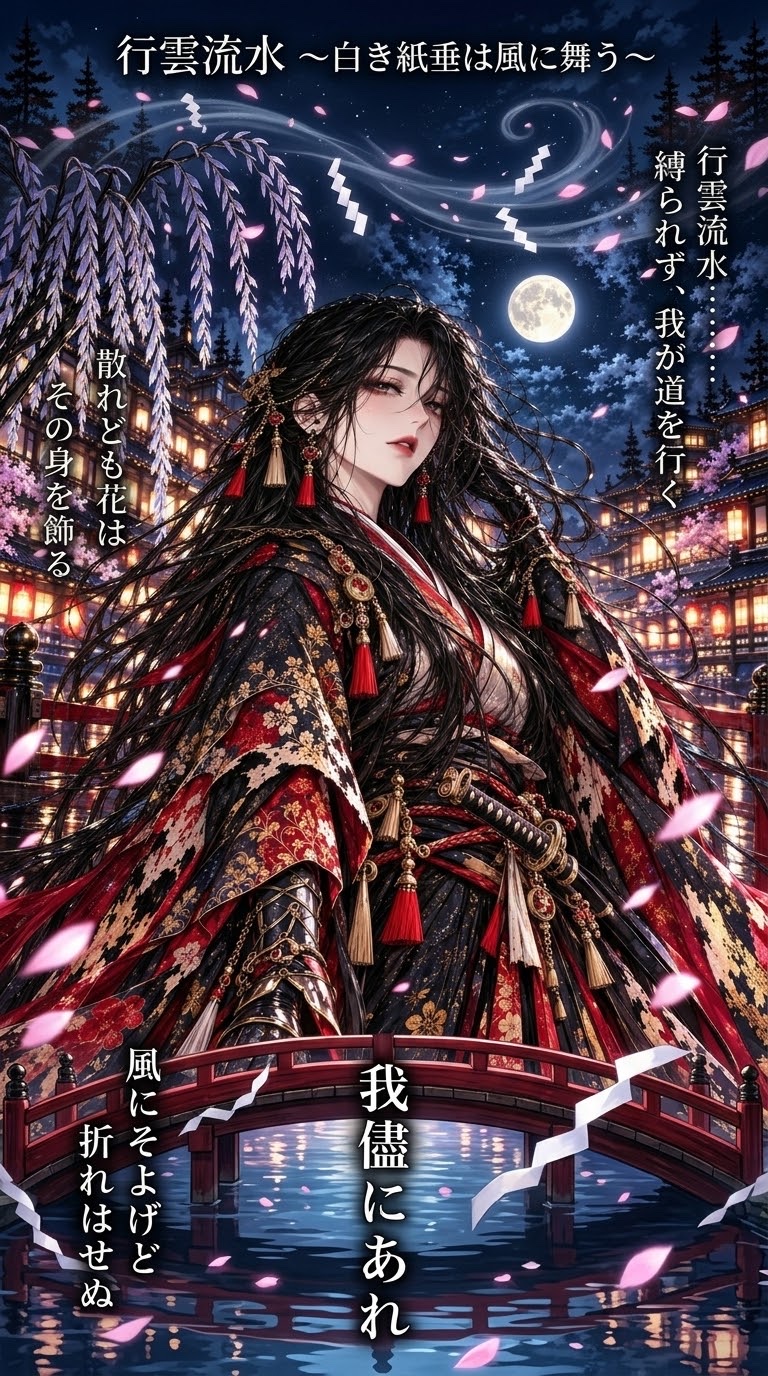 行雲流水 ～白き紙垂は風に舞う～ artwork