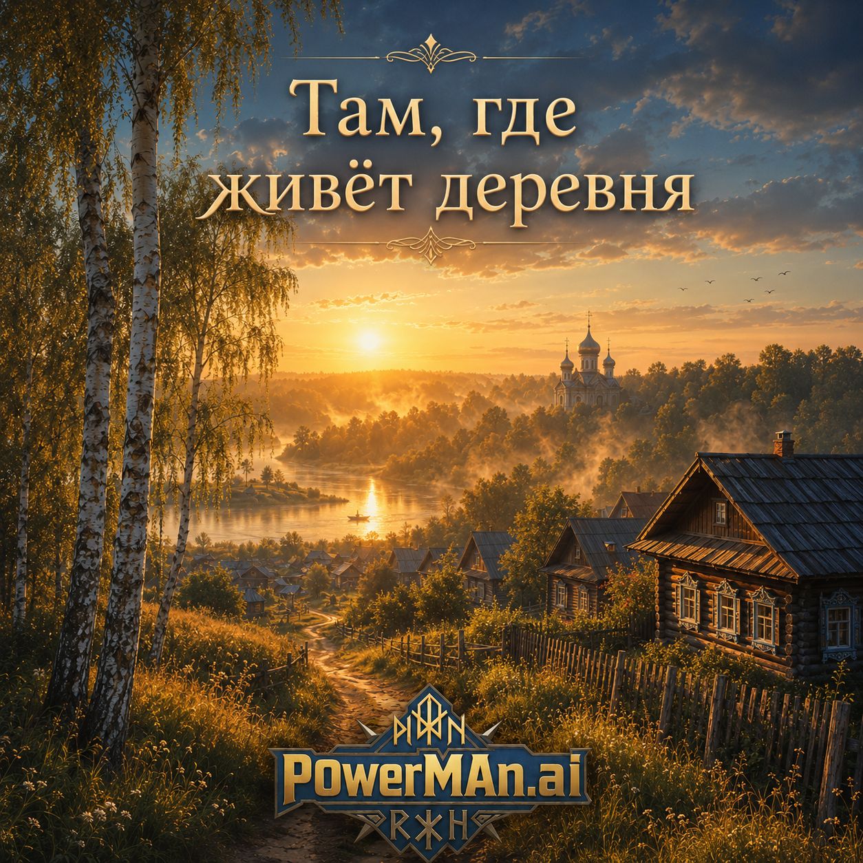 Там, где живёт деревня #Деревня artwork