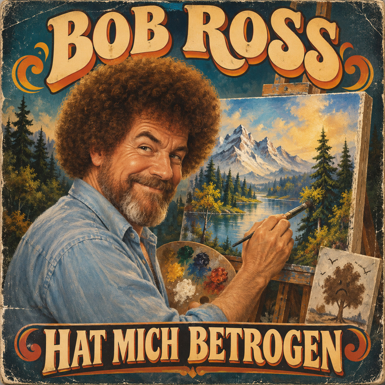 Bob Ross Hat Mich Betrogen artwork