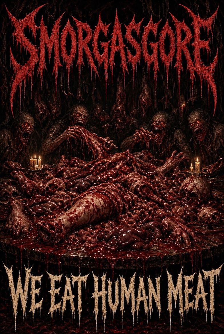 We Eat Human Meat (Master Mix) artwork