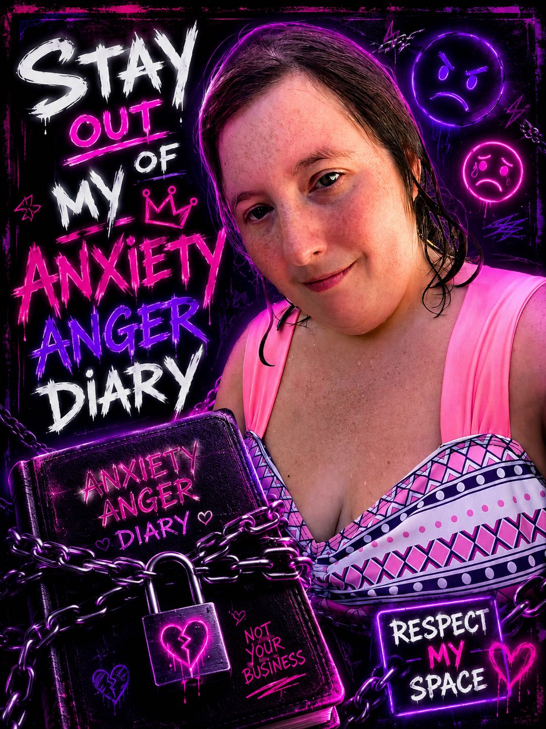 Stay out of my Anger Diary🔒🗝️📕 artwork