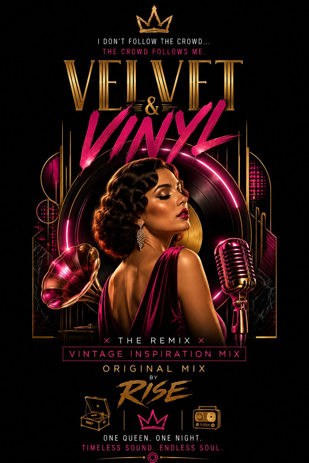 Velvet & Vinyl ( Rise Original House Mix) artwork