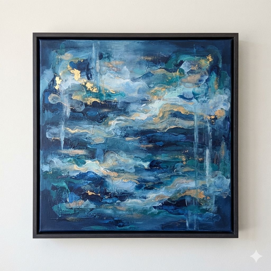 Miles of blue artwork