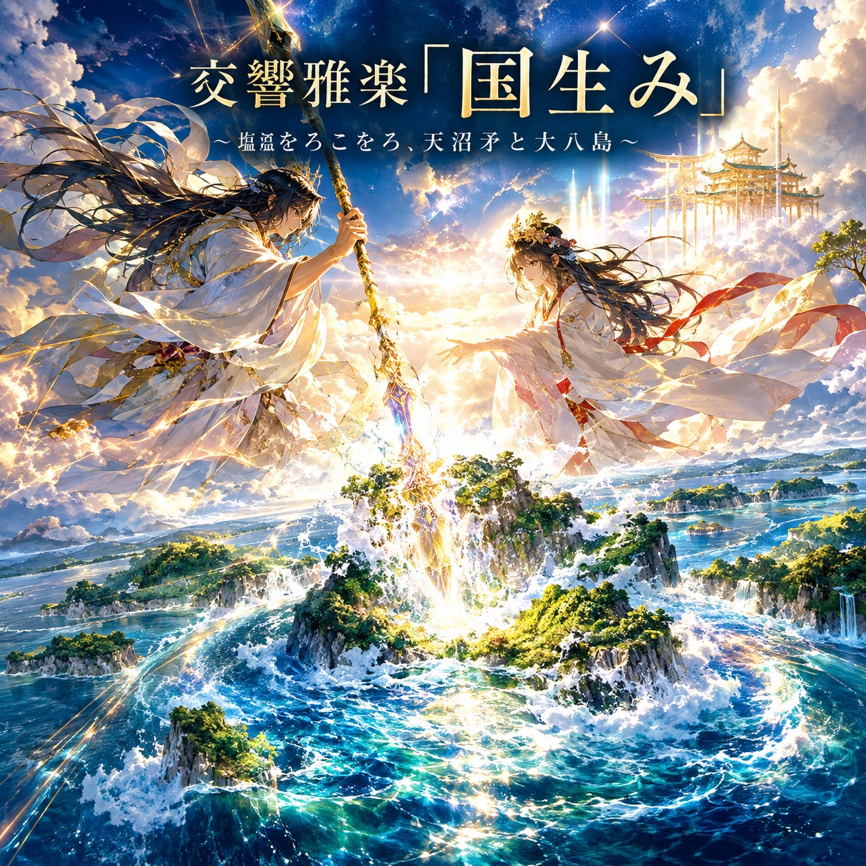 交響雅楽「国生み」～塩こをろこをろ、天沼矛と大八島～ artwork