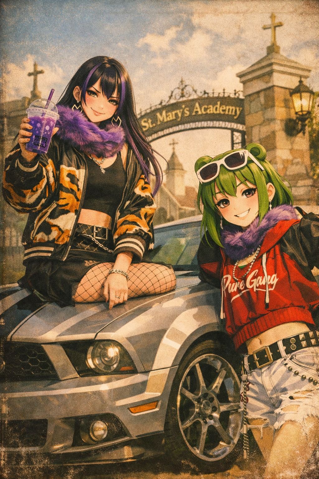 Pure Sliver Gang ft.YURIYURI artwork