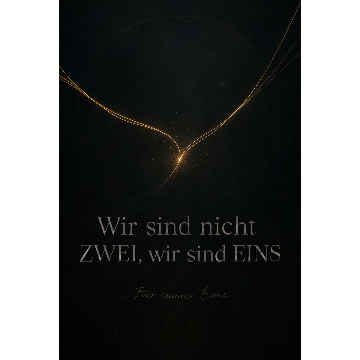 Wir sind nicht ZWEI wir sind EINS artwork
