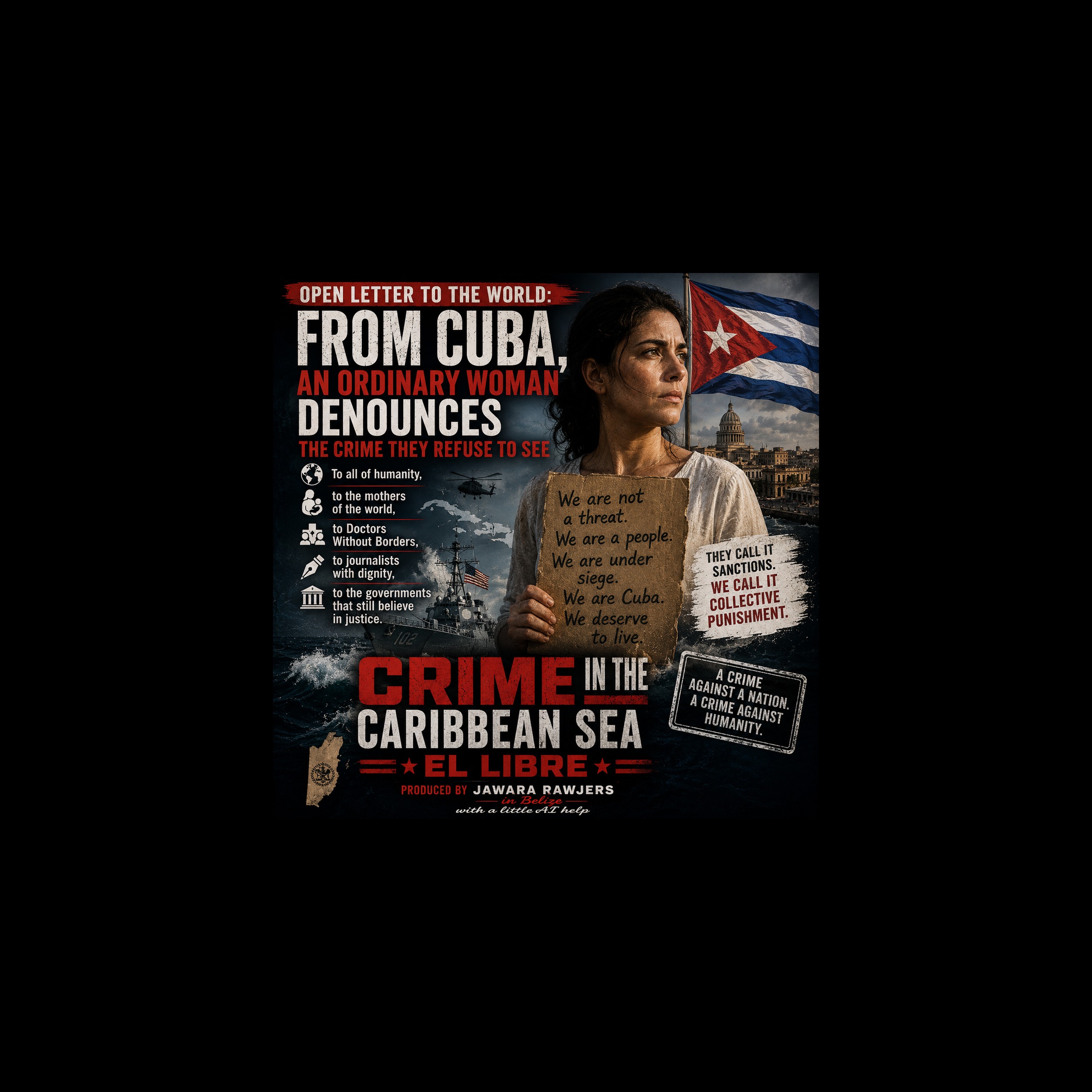CRIME IN THE CARIBBEAN SEA -  El LIBRE artwork