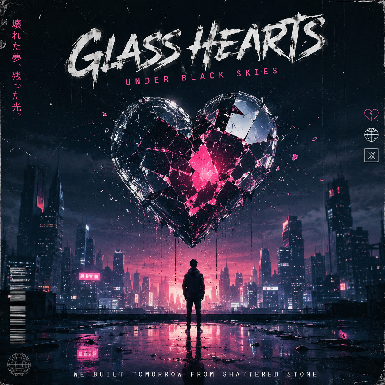 Glass Hearts Under Black Skies [STTZ Grunge it up!] artwork