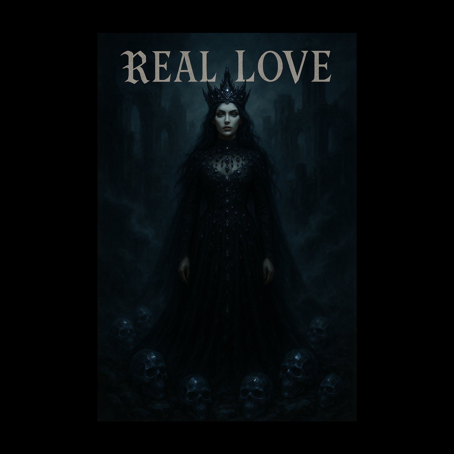 REAL  L🖤VE (Remastered 90's dark Cover) artwork