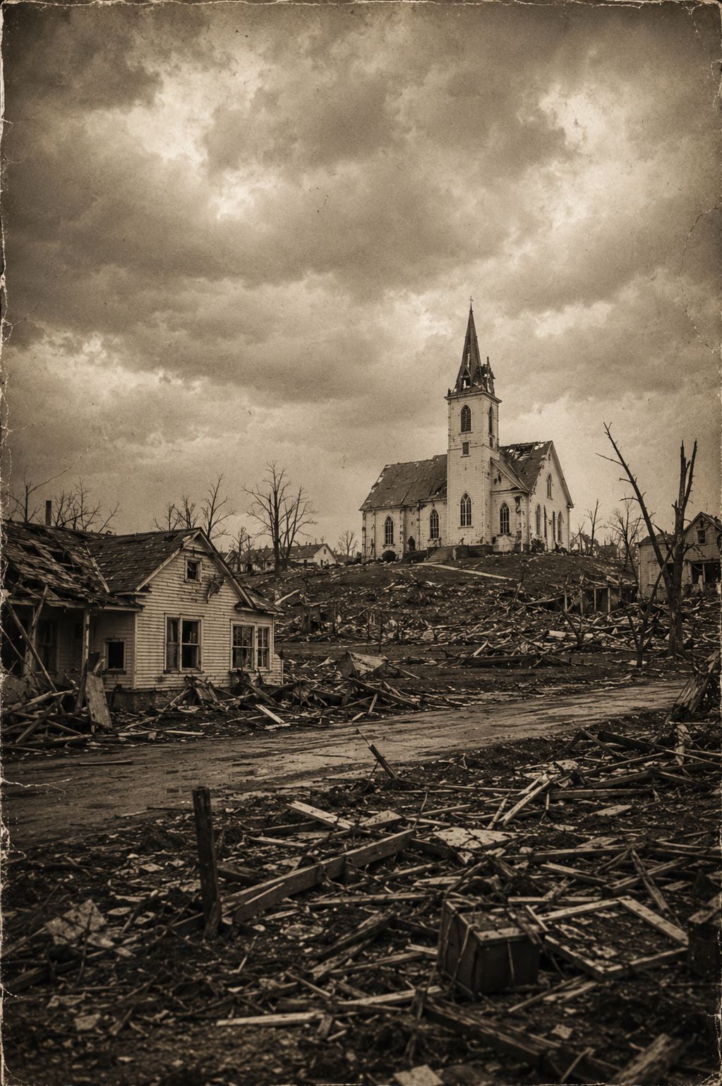 When Sunday Turned Dark (Palm Sunday Outbreak, 1965) artwork