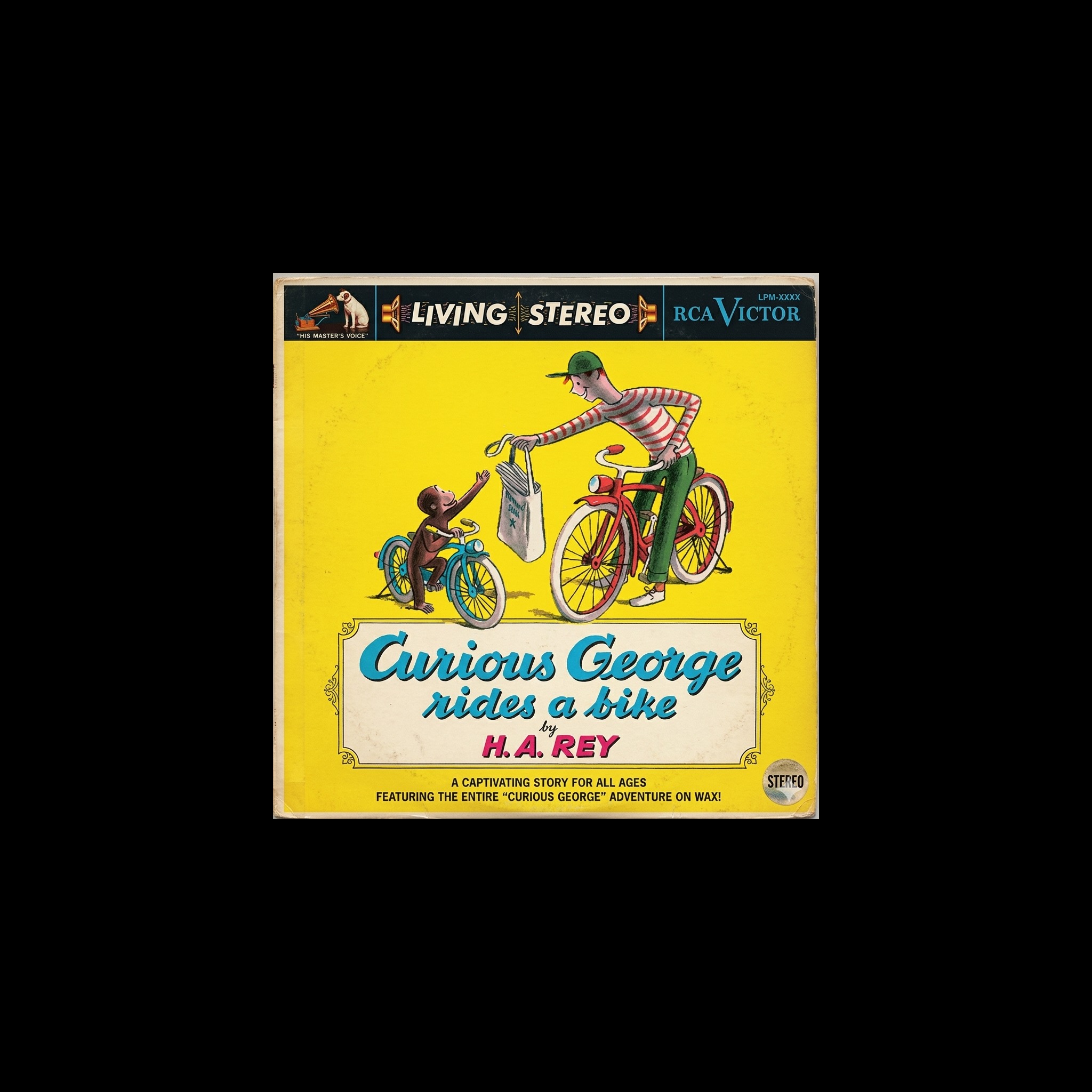 Curious George Rides a Bicycle artwork