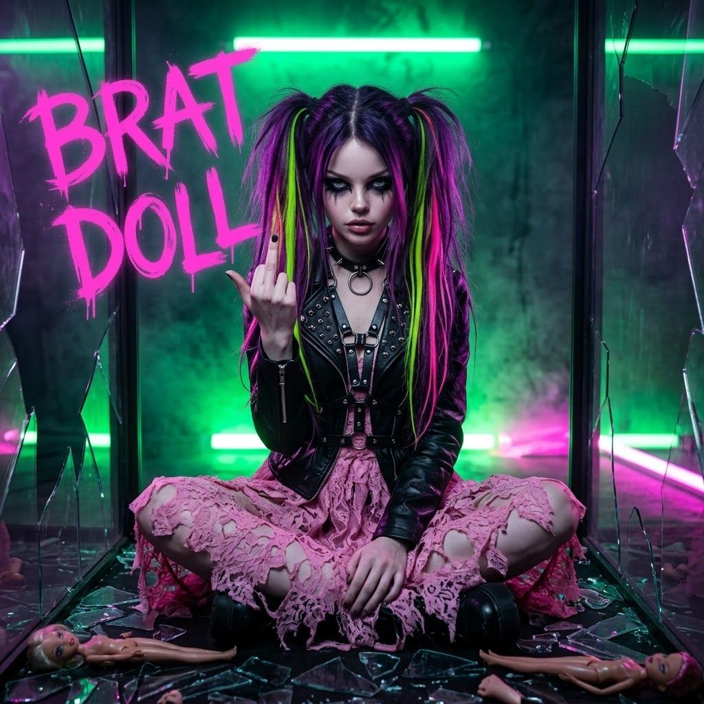 Porcelain Panic - Brat Doll artwork