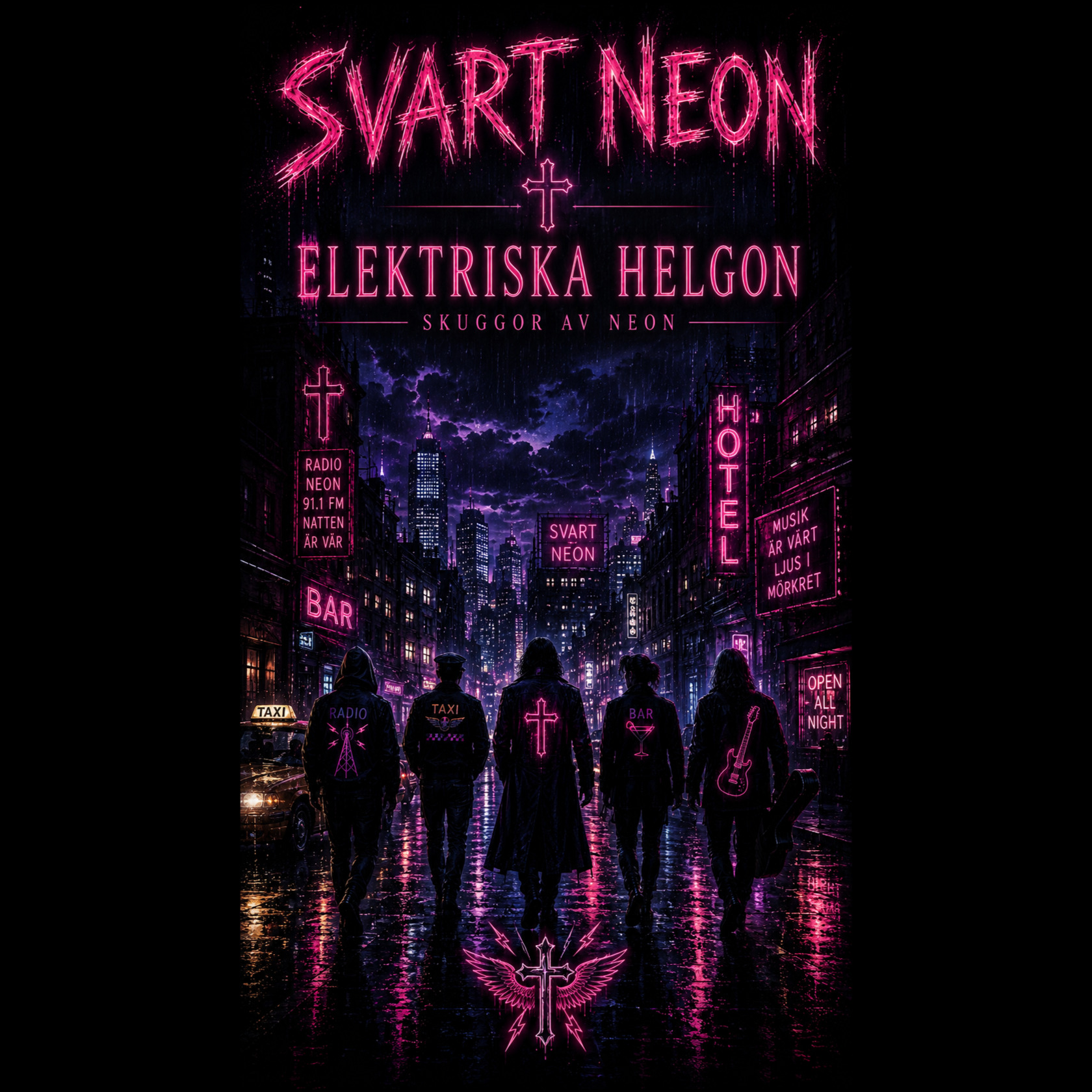 Svart Neon - Elektriska Helgon artwork