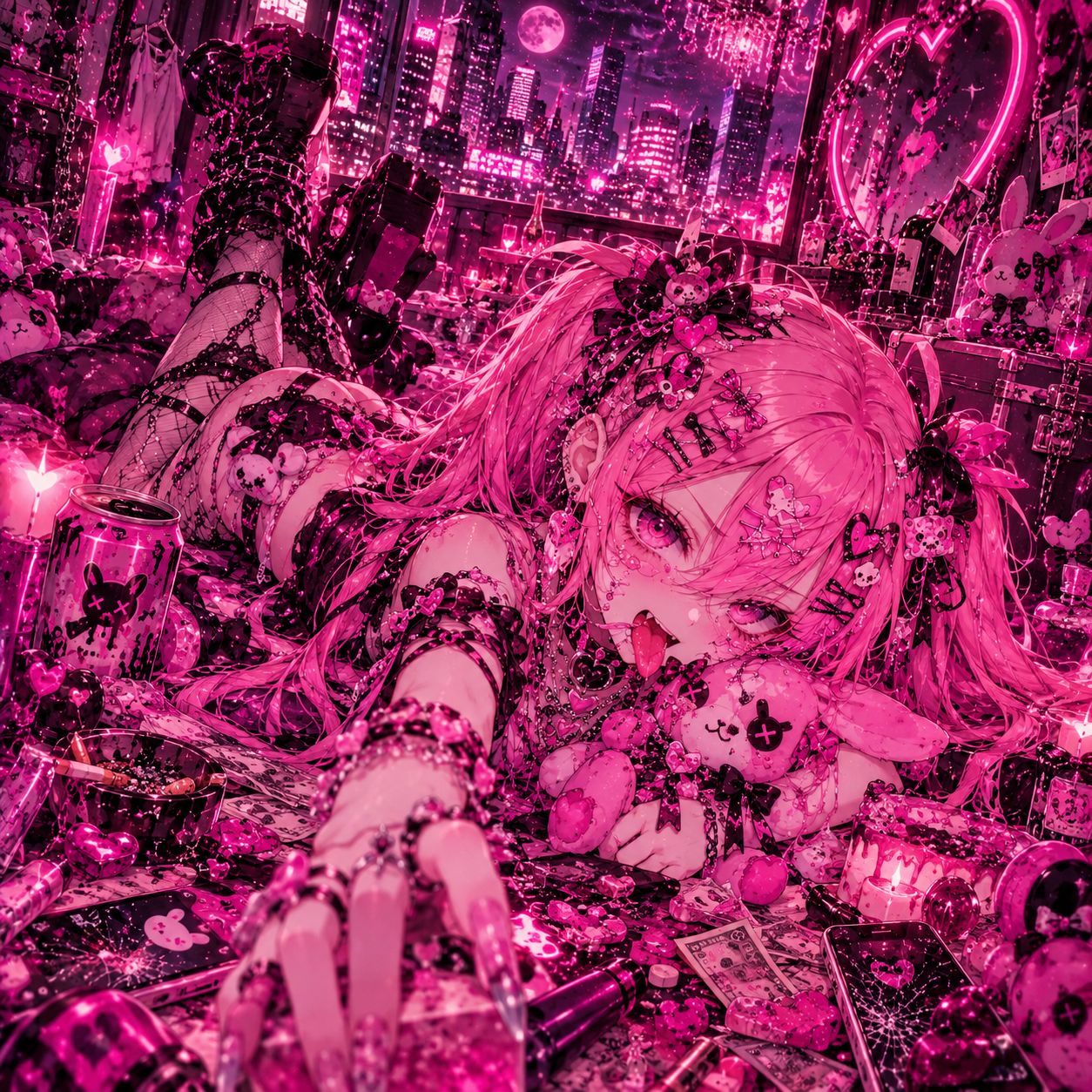 Crazy!? PiNKY♡MONKEY GiRL☆ (English Ver.) artwork