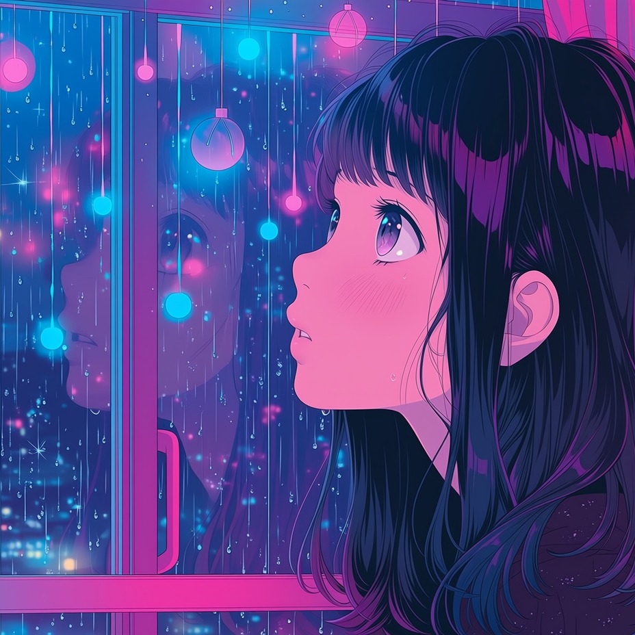 Streetlights in the Rain artwork