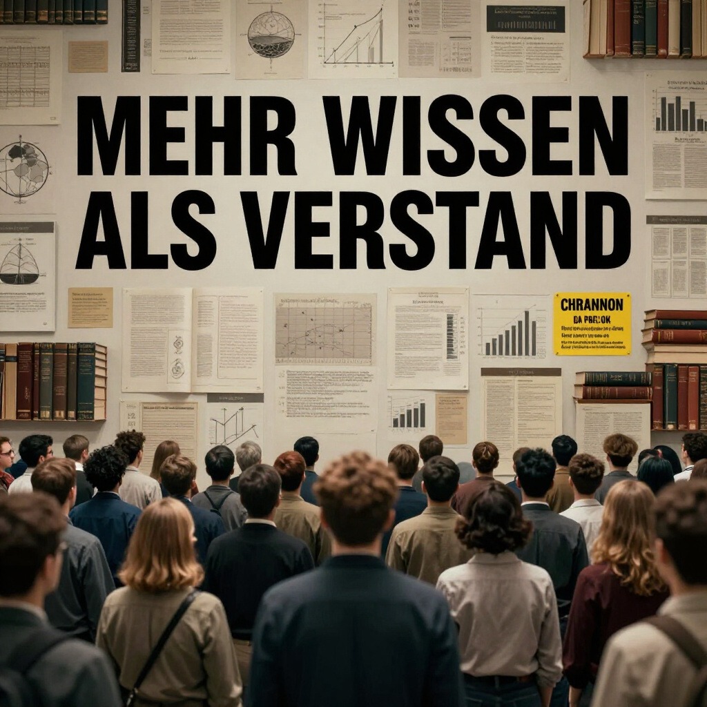 Mehr Wissen als Verstand artwork