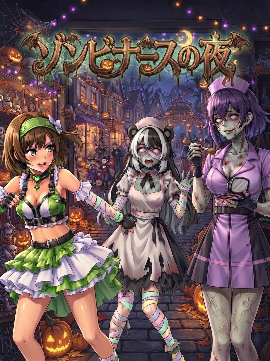 ゾンビナースの夜 #クマ娘ハロウィン2026 artwork