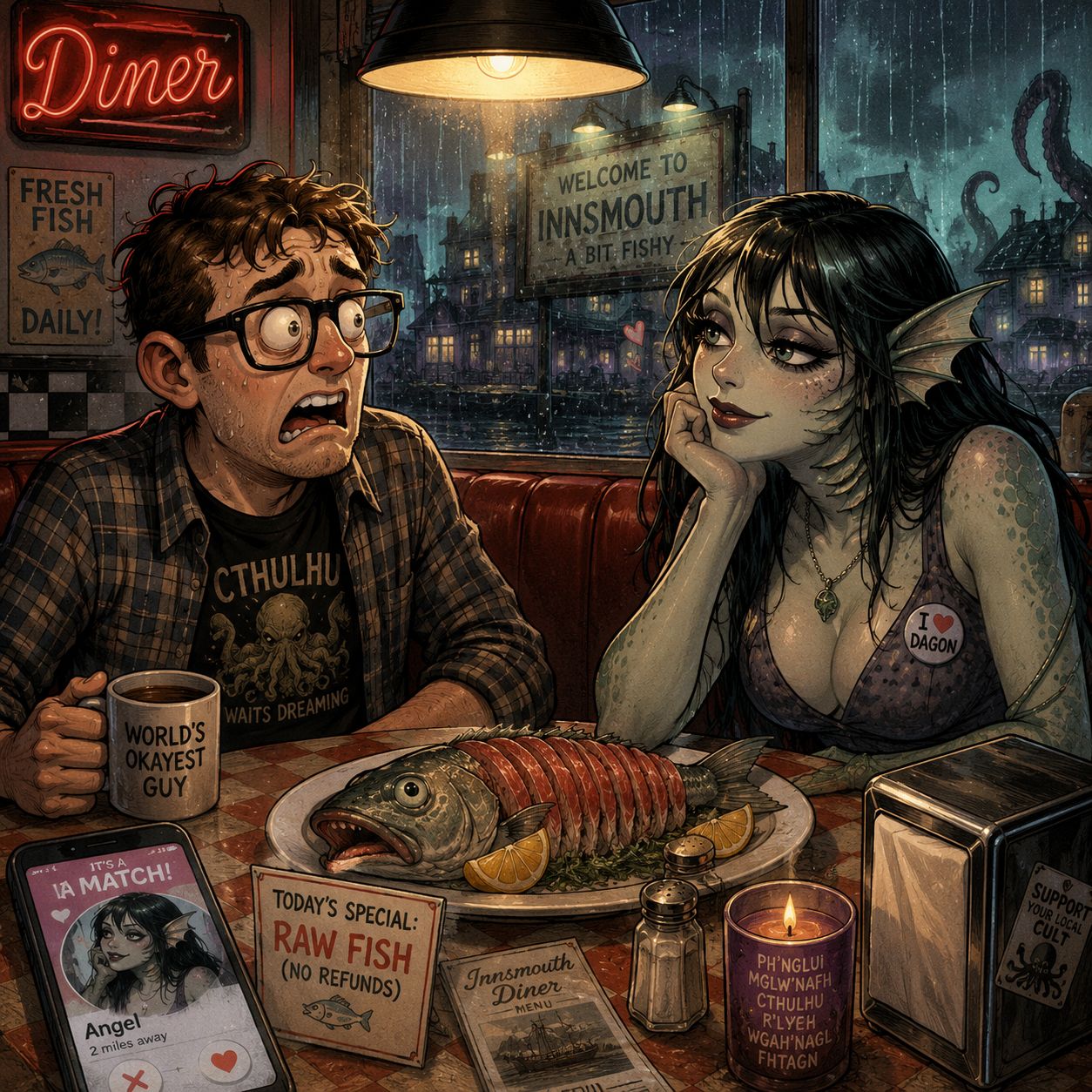 My  Date From Innsmouth artwork