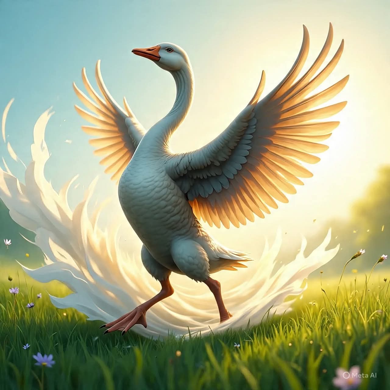 Spinning in the wind artwork