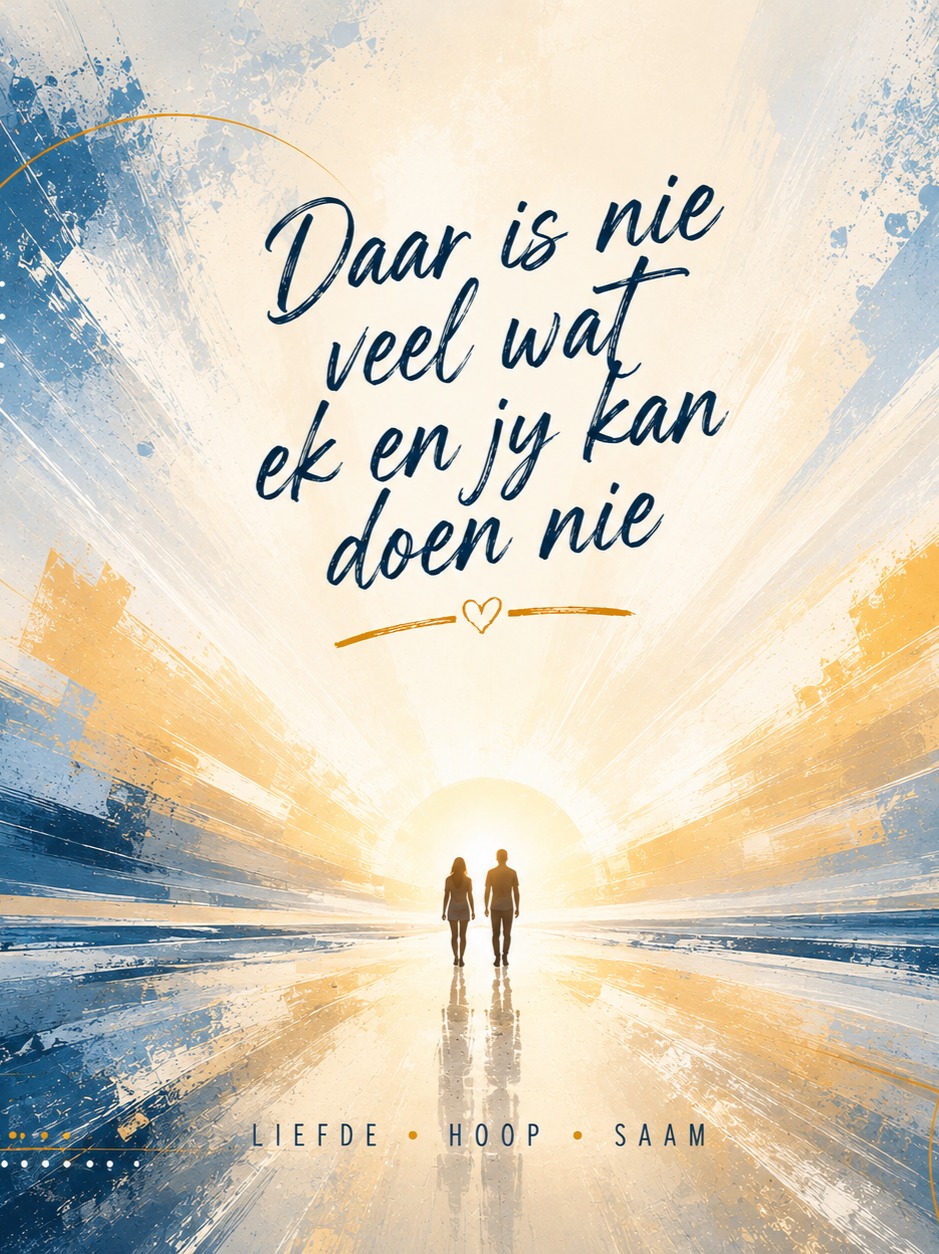 Daar is nie veel wat ons kan doen nie artwork