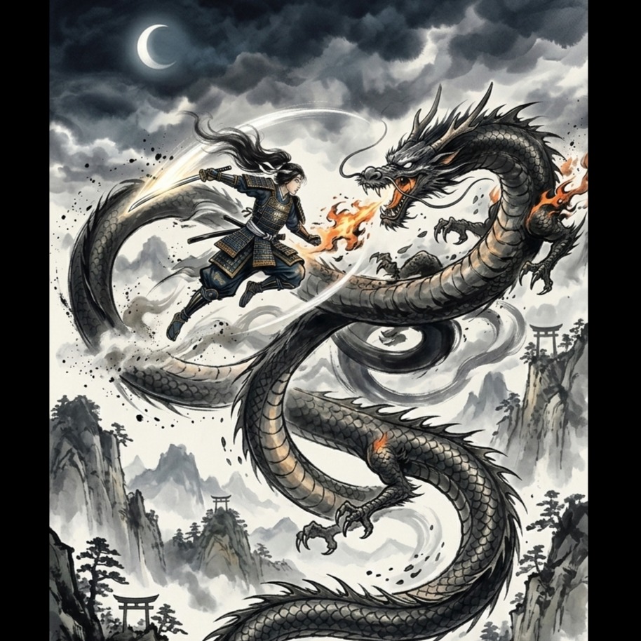 Dance with the dragon artwork