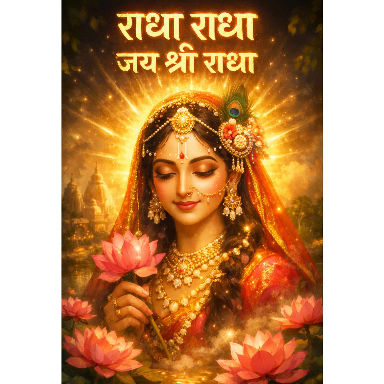 RBSM राधा राधा जय श्री राधा artwork