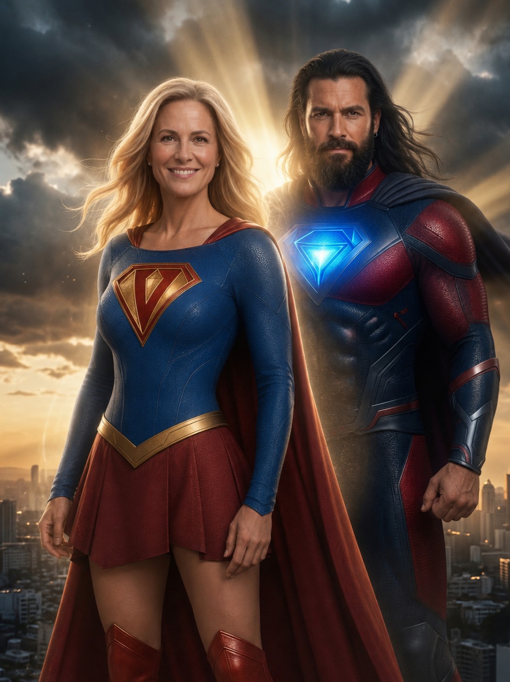 Super Girl Auralys, Superman artwork