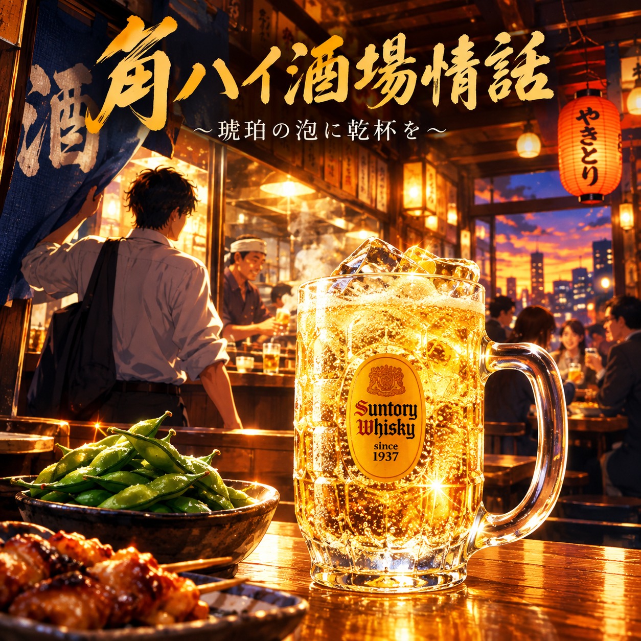 角ハイ酒場情話 ～琥珀の泡に乾杯を～ artwork