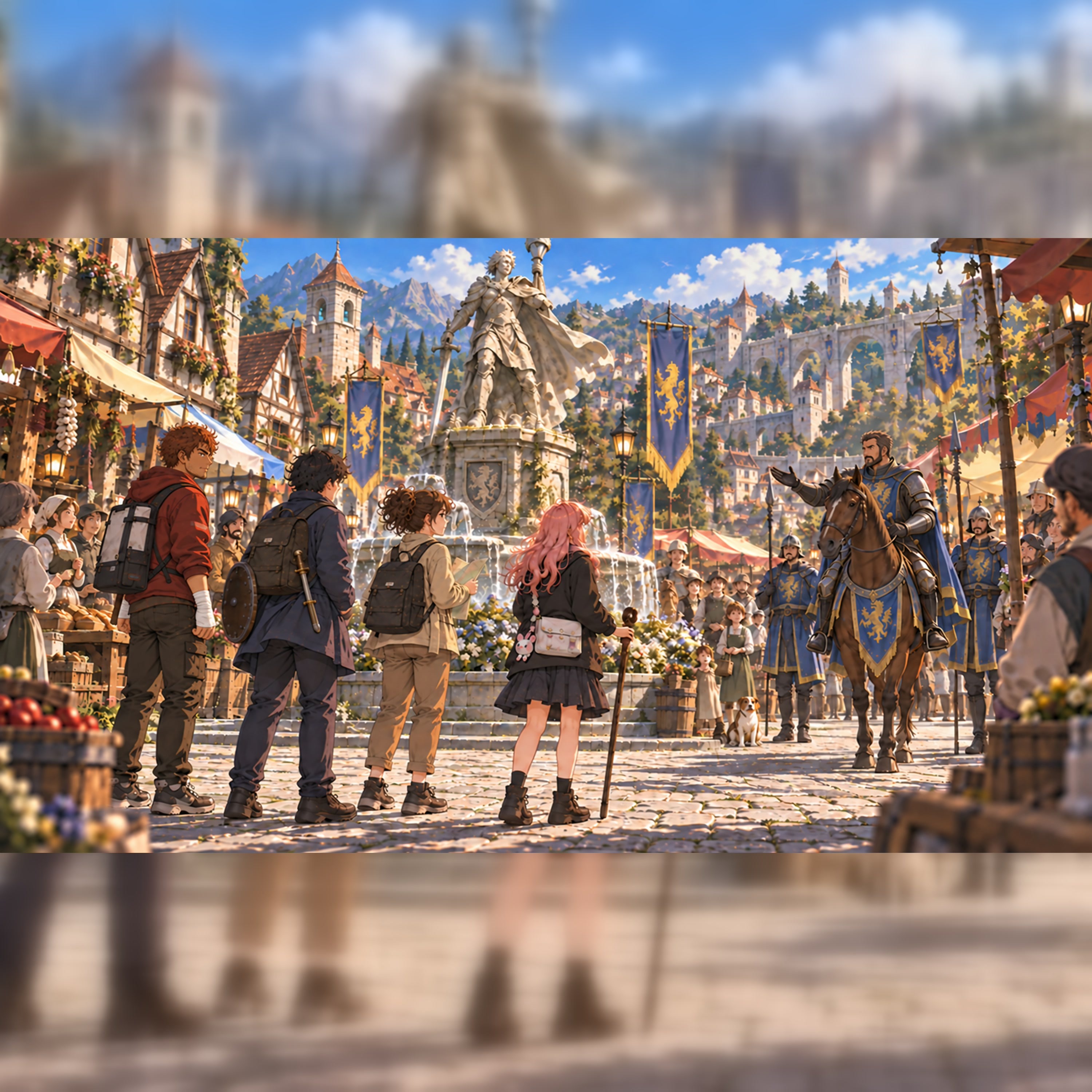 【作業用BGM】異世界転移：街の視線に囲まれて｜現代×RPGファンタジー artwork