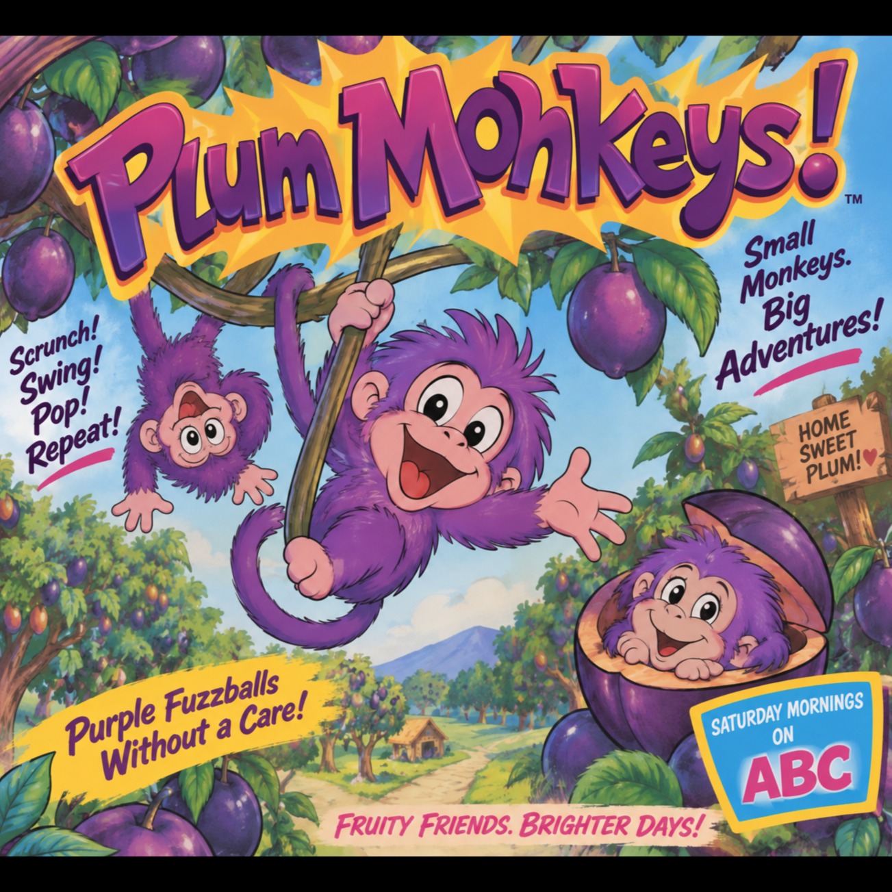 Plum Monkeys! artwork