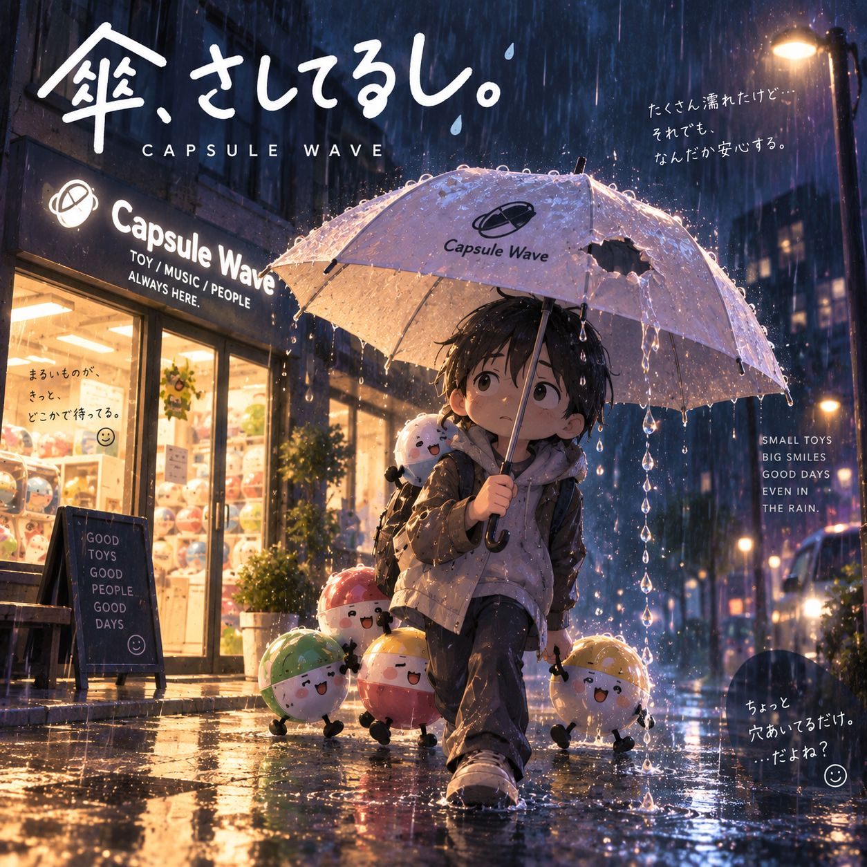 傘、さしてるし。 artwork