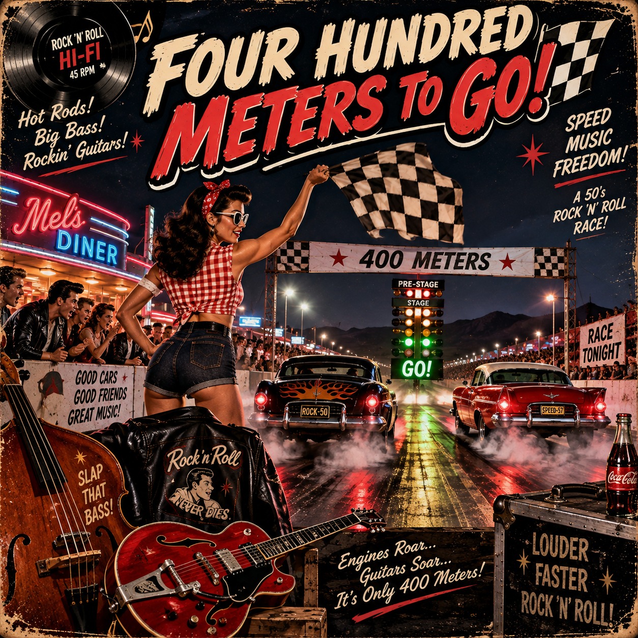 Four Hundred Meters to Go artwork