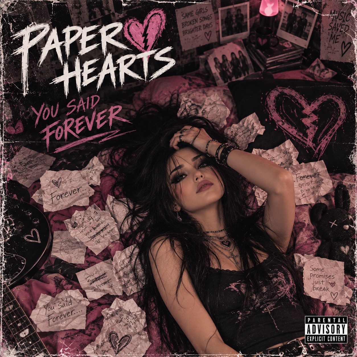 Paper Hearts-You Said Forever artwork