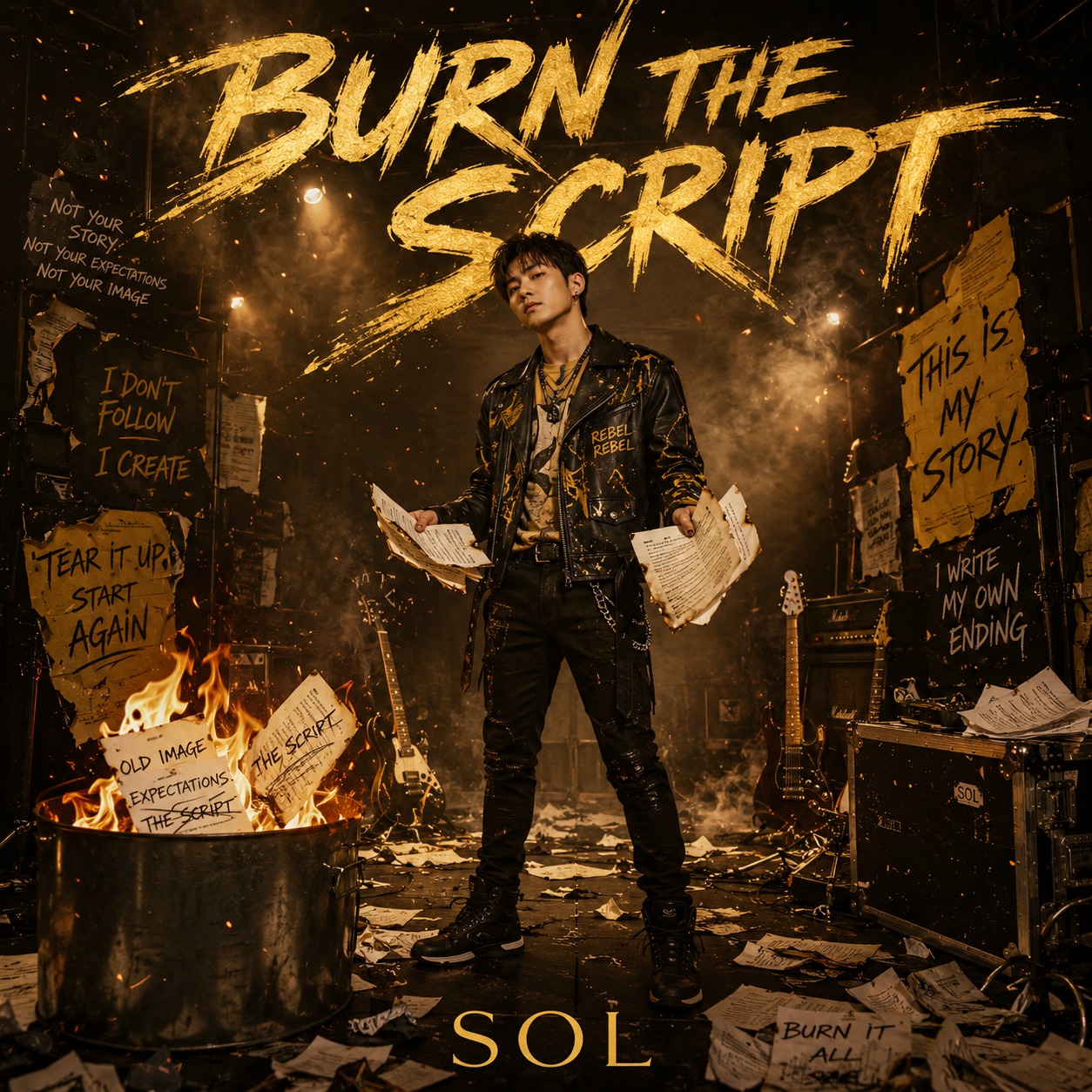 Burn the Script v6 artwork