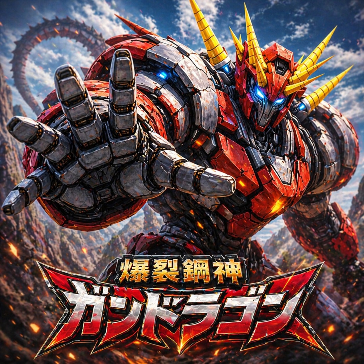爆裂鋼神ガンドラゴン artwork