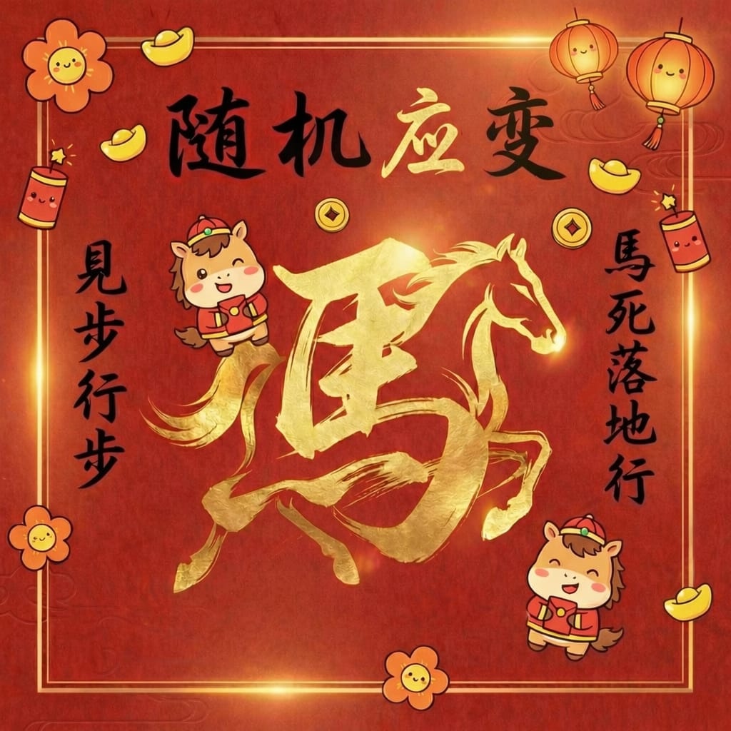 Image for The Buddha's 4 Wise Horses 🐴: Happy CNY 2026