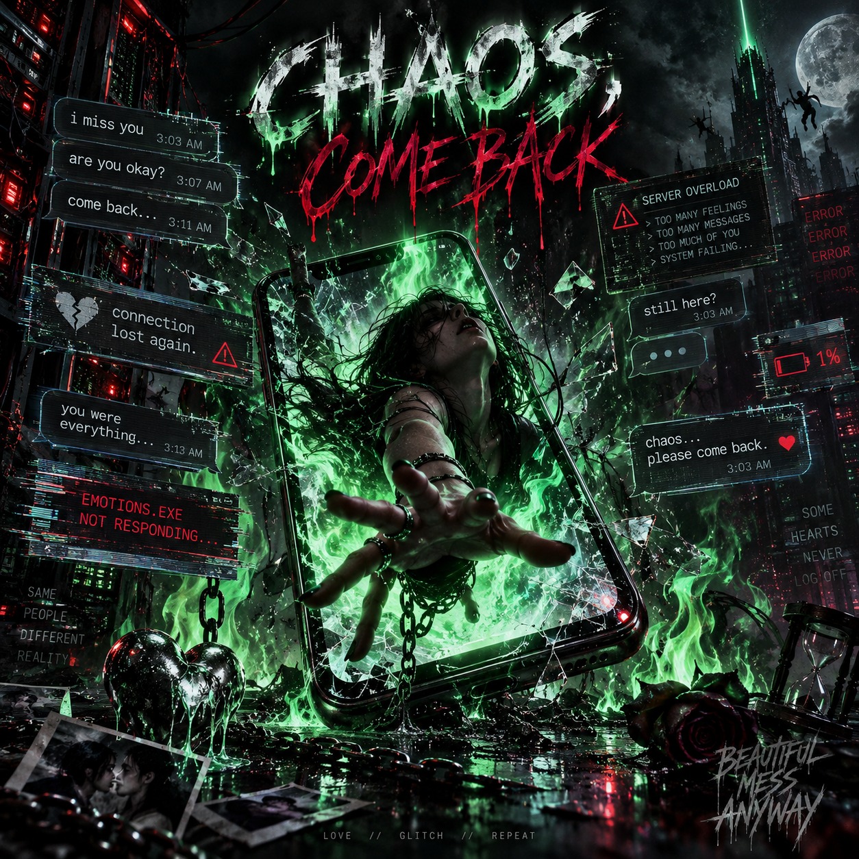 CHAOS, COME BACK artwork
