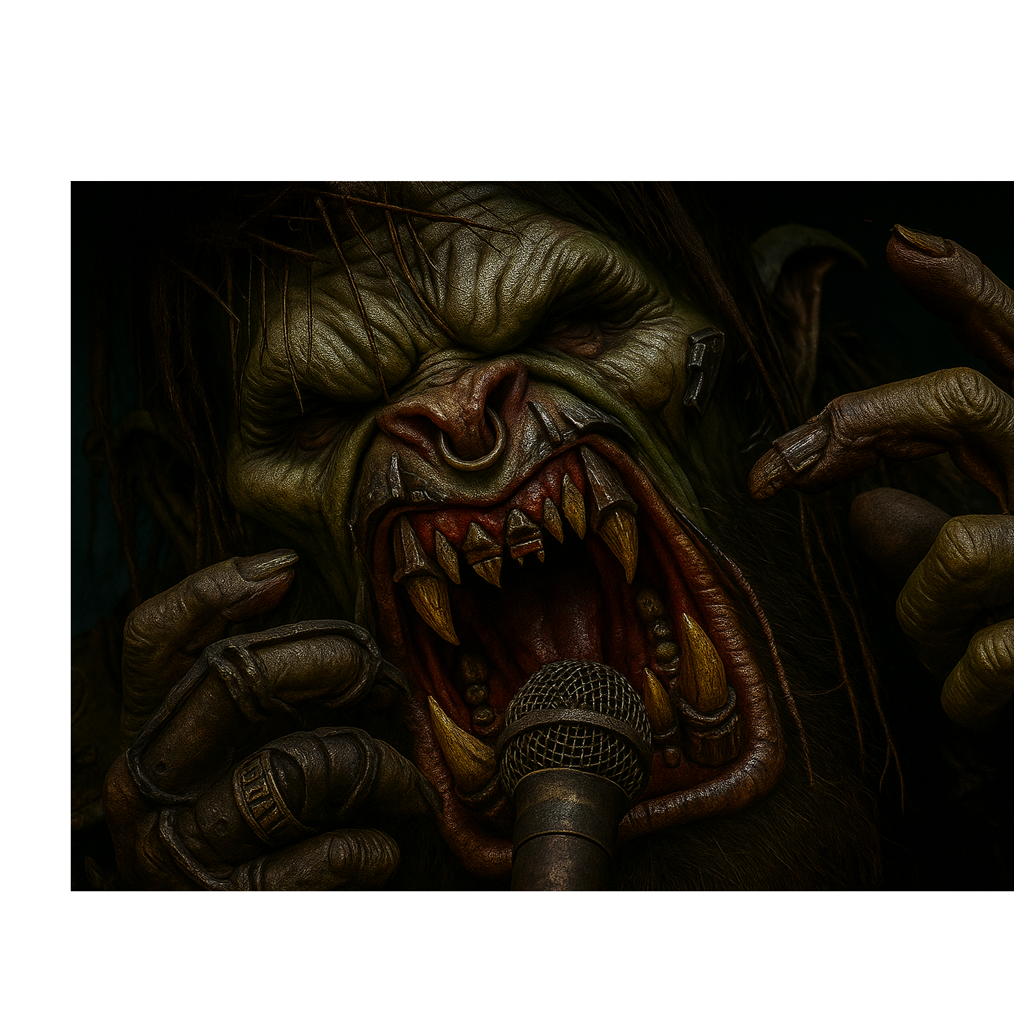 I Dont Wanna Miss A Fight 40k artwork