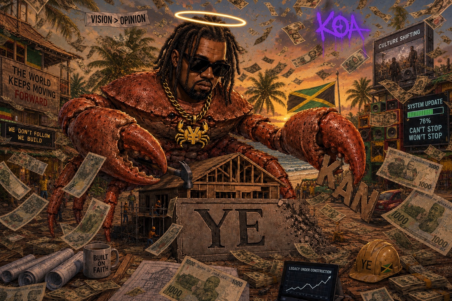 蟹yeah！（KanyeがYe, dance hall mix） artwork