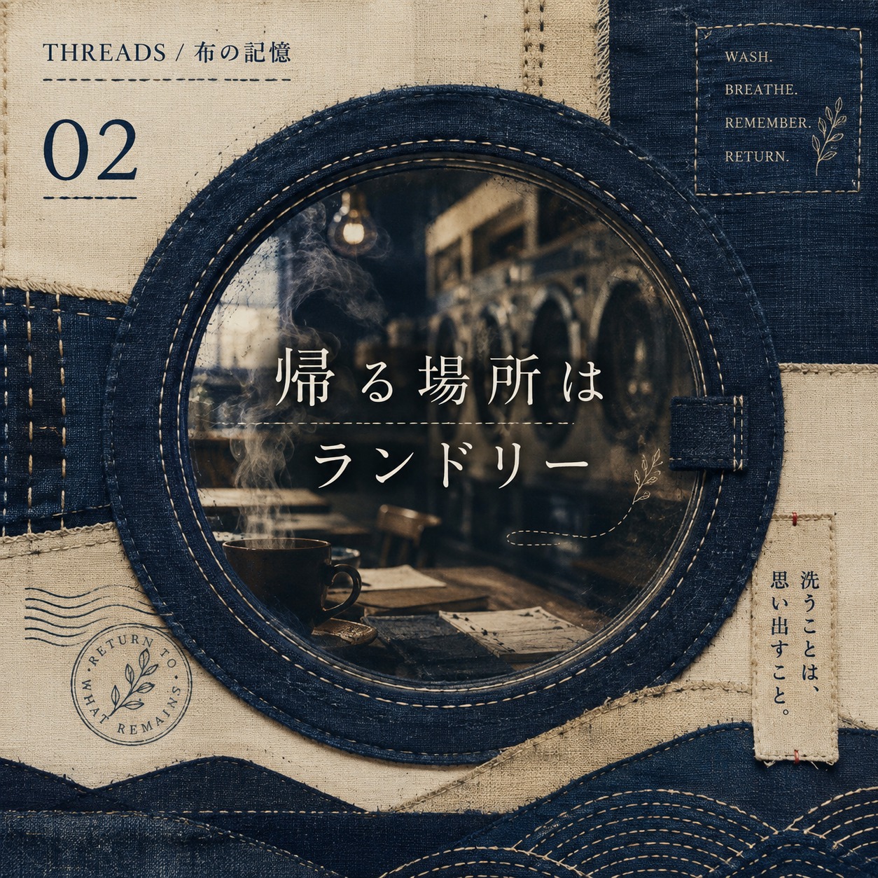 02_帰る場所はランドリー #ぬのきおく1 artwork