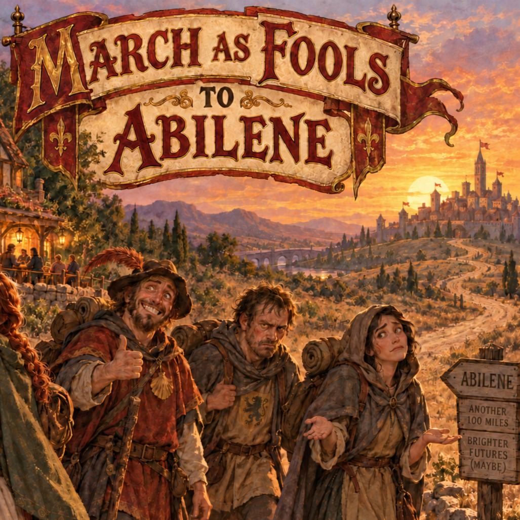 March As Fools to Abilene artwork