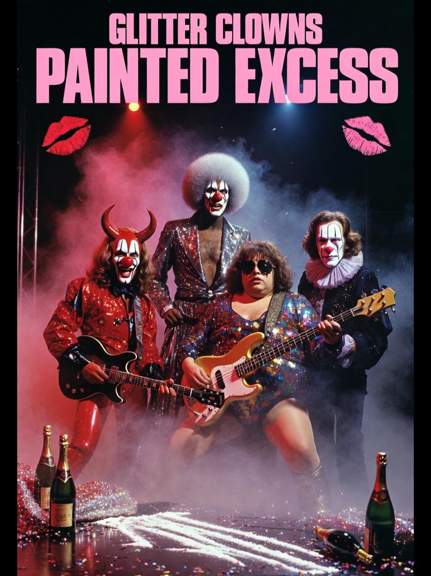 The Glitter Clowns presents: Painted Excess artwork