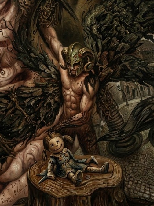 Scharlachrote Äpfel artwork
