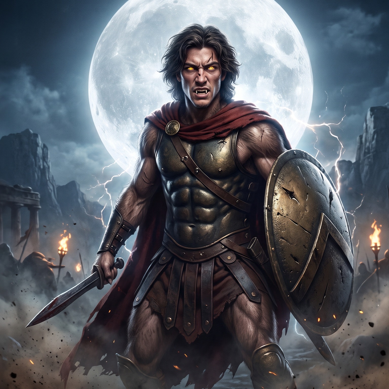 Carisma de Dragão - O Lobisomem Espartano artwork