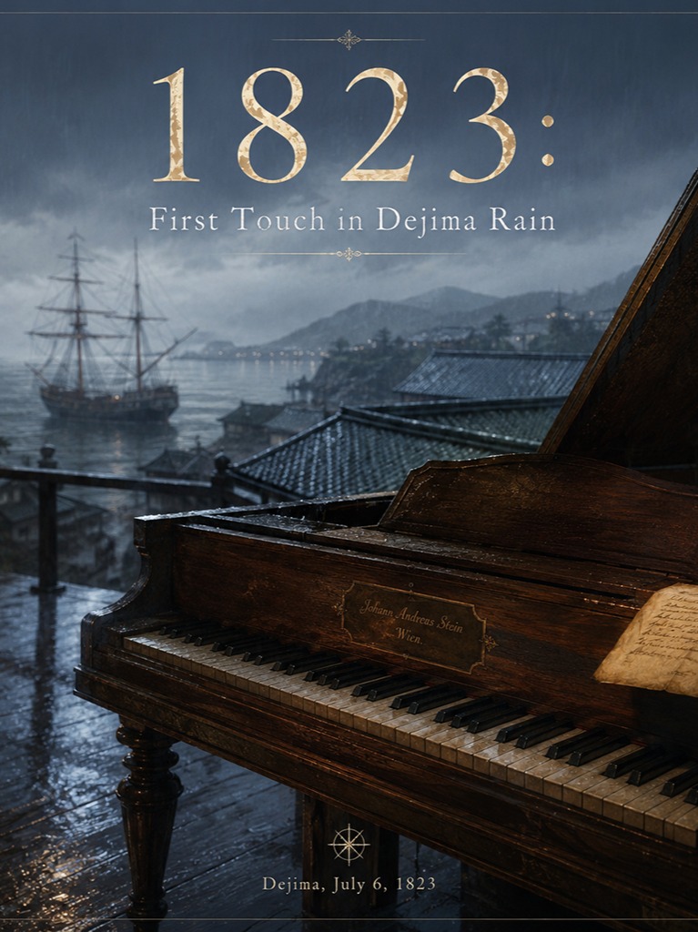 1823: First Touch in Dejima Rain artwork